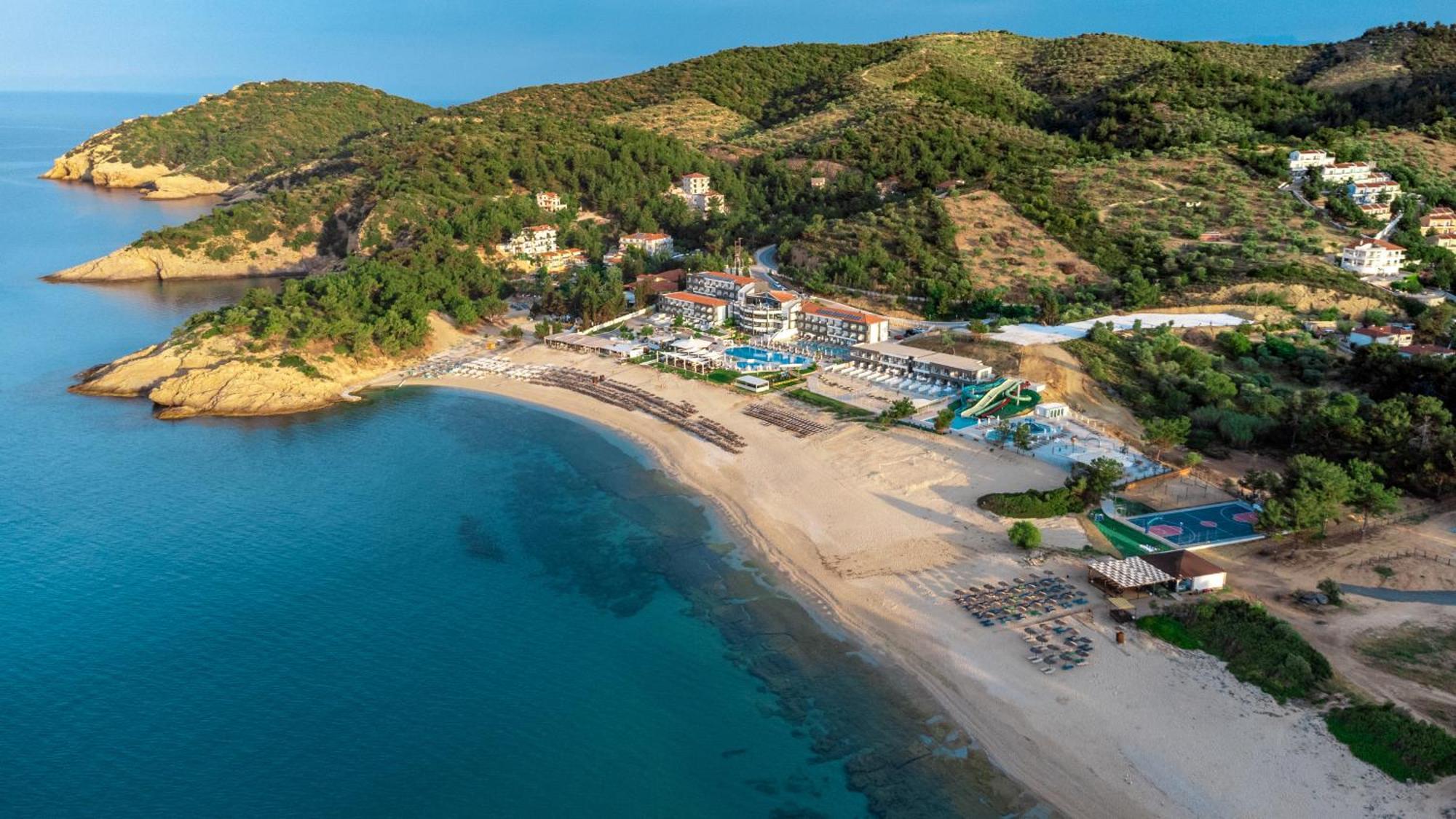 Zoe Hotel, Trypiti Beach Resort & Hive Water Park Limenaria  Bagian luar foto