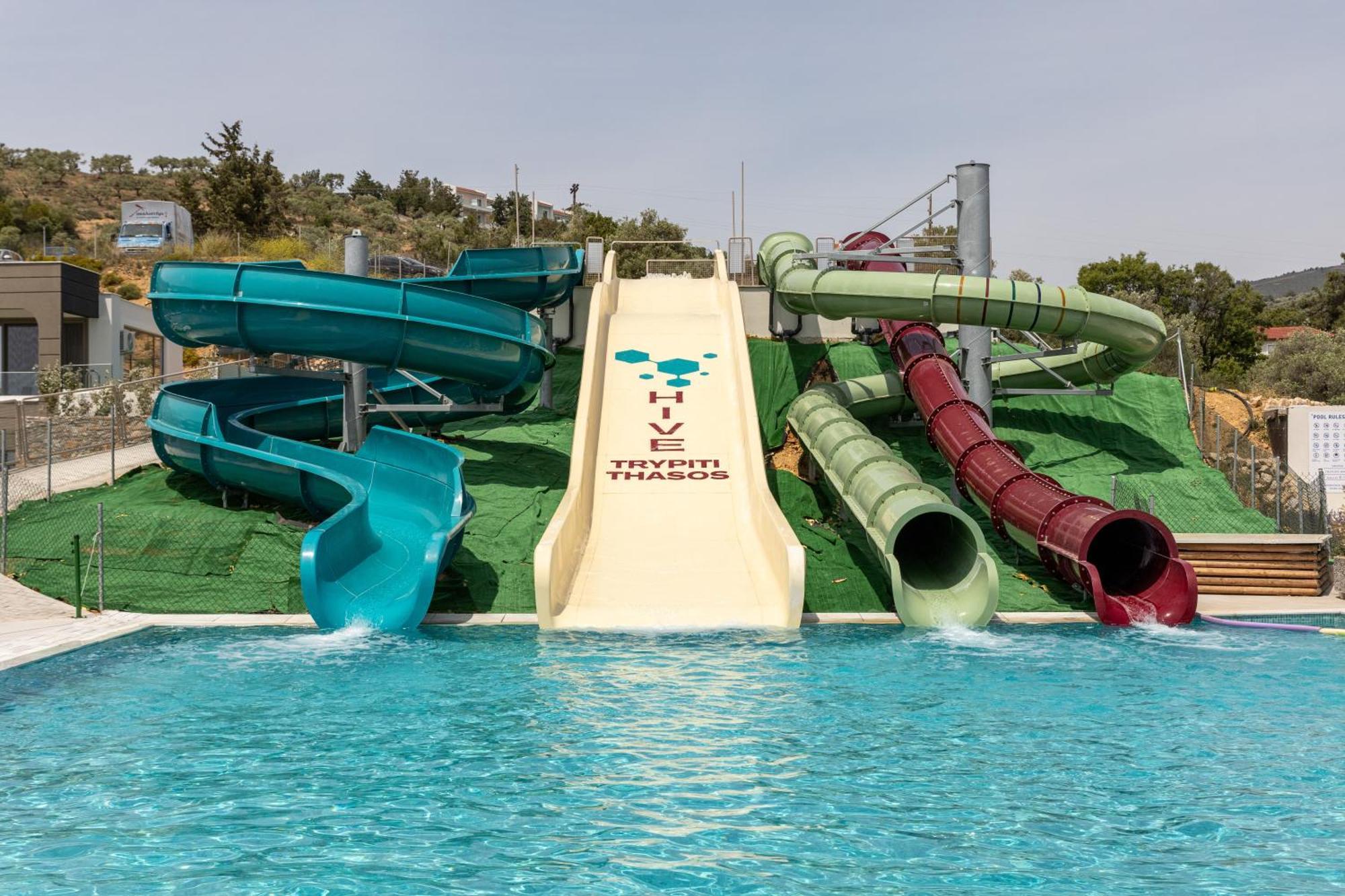 Zoe Hotel, Trypiti Beach Resort & Hive Water Park Limenaria  Bagian luar foto